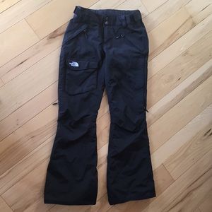 North Face Ski Pants Insulated Womens XS Black